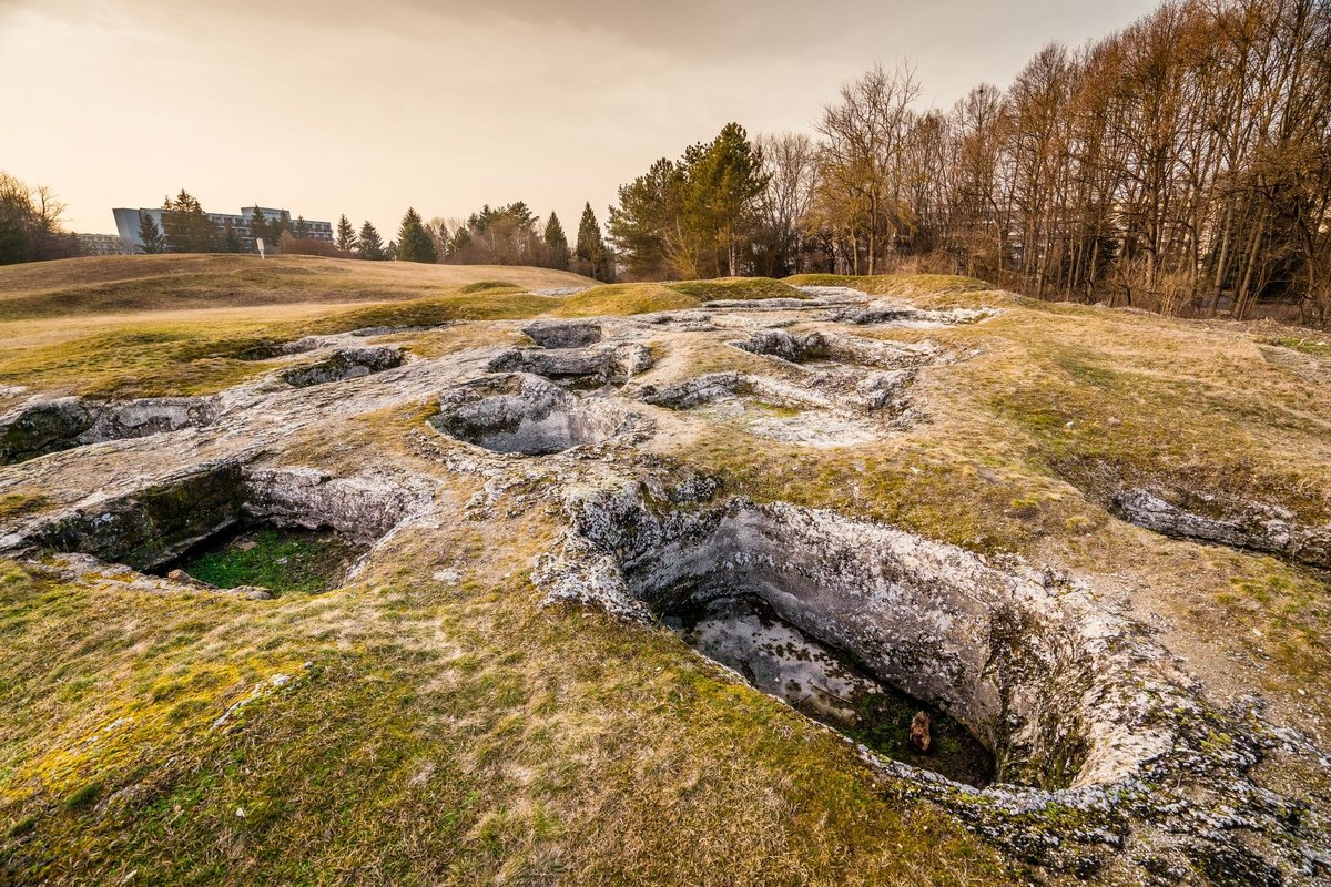 Historia łaźni rzymskich w Dudincach